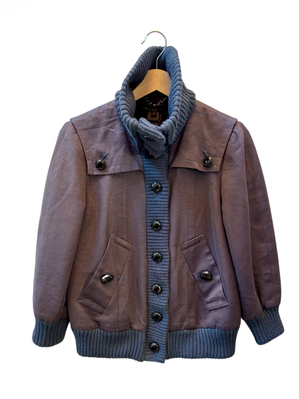 Marc by Marc Jacobs Cotton Silk Bomber Jacket - Picture 3 of 15